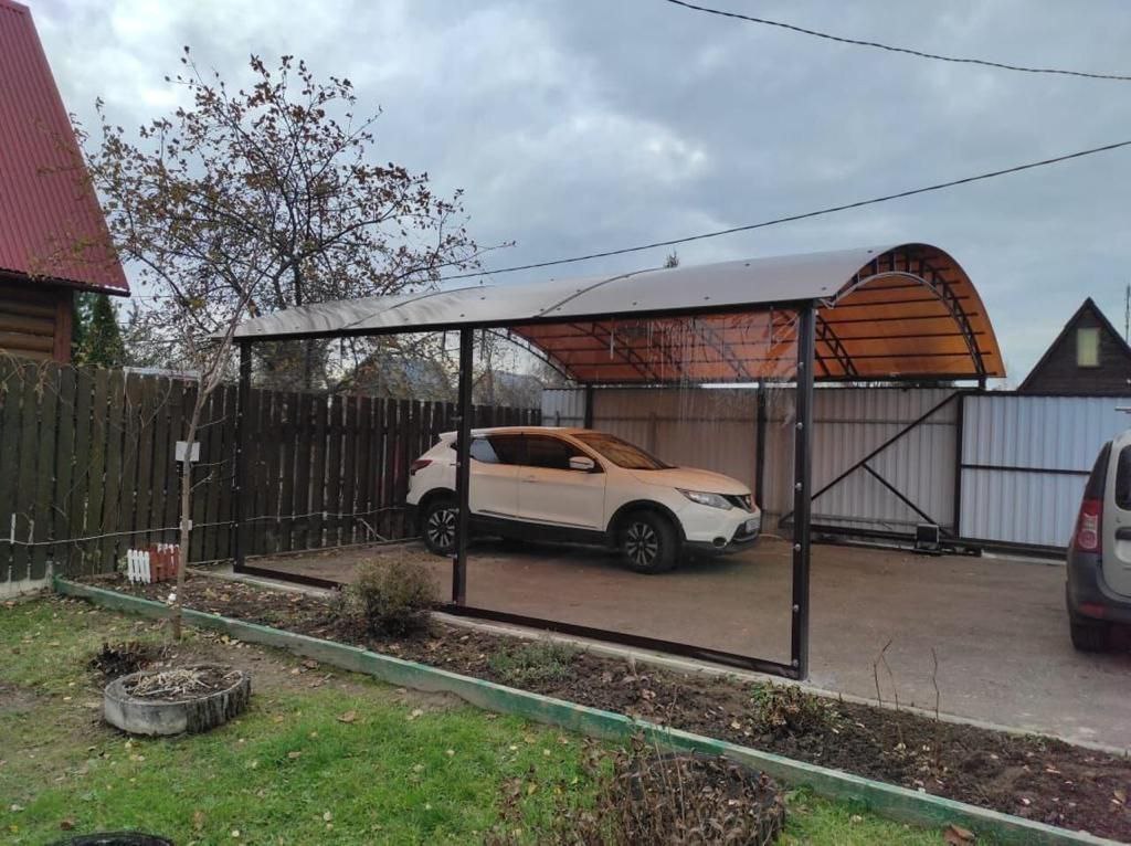 Прозрачные шторы ПВХ для навеса под автомобиль в городе Поворино